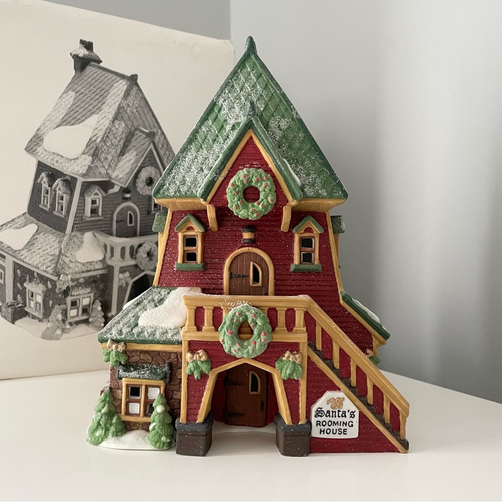"Santa's Rooming House" North Pole Snow Village by Department 56